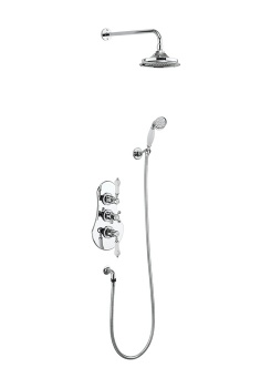 Severn Thermostatic Two Outlet Concealed Shower Valve
